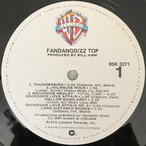 ZZ Top : Fandango! (LP, Album, RE, Win)