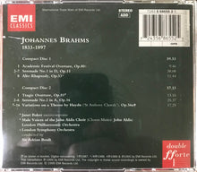 Load image into Gallery viewer, Brahms*, Janet Baker, London Philharmonic Orchestra, London Symphony Orchestra, Sir Adrian Boult : Serenades Nos. 1 &amp; 2, Haydn Variations, Academic Festival Overture, Tragic Overture, Alto Rhapsody (2xCD, Comp, RM)