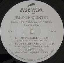 Load image into Gallery viewer, Jim Self Quintet Featuring Ron Kalina &amp; Jon Kurnick : Children At Play (LP, Album)