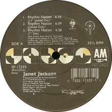 Load image into Gallery viewer, Janet Jackson : Rhythm Nation (12", Single)