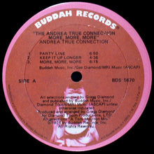 Load image into Gallery viewer, The Andrea True Connection* : More, More, More (LP, Album, M/Print, Gol)