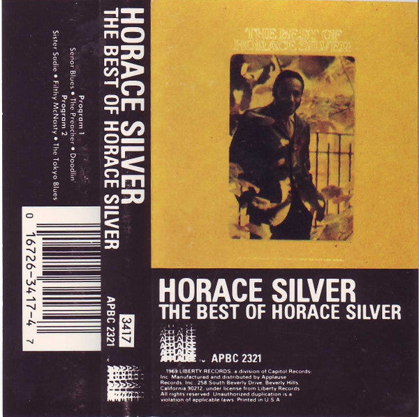 Horace Silver : The Best Of Horace Silver (Cass, Comp)