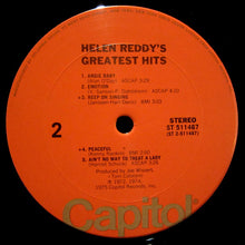 Load image into Gallery viewer, Helen Reddy : Helen Reddy's Greatest Hits (LP, Comp, Club, San)