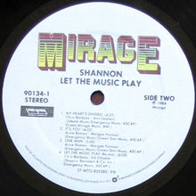 Load image into Gallery viewer, Shannon : Let The Music Play (LP, Album)