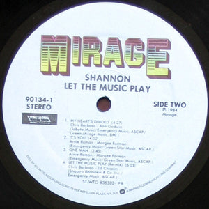 Shannon : Let The Music Play (LP, Album)