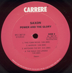 Saxon : Power & The Glory (LP, Album)