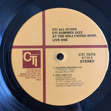 Load image into Gallery viewer, CTI All-Stars : CTI Summer Jazz At The Hollywood Bowl Live One (LP)