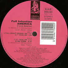 Load image into Gallery viewer, Full Intention : America (I Love America) (12")