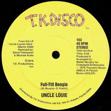 Uncle Louie : Full-Tilt Boogie / Sky High (12