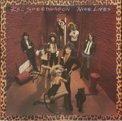 REO Speedwagon : Nine Lives (LP, Album, Pit)