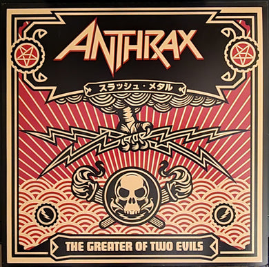 Anthrax : The Greater Of Two Evils (2xLP, Album, RE)