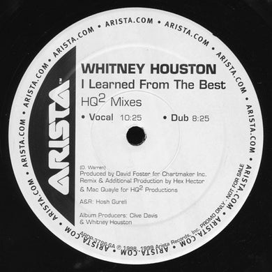 Whitney Houston : I Learned From The Best (HQ² Mixes) (12