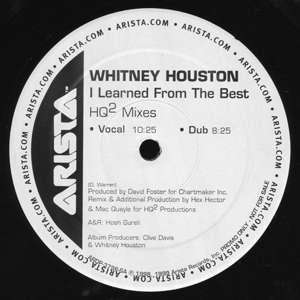 Whitney Houston : I Learned From The Best (HQ² Mixes) (12