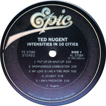 Load image into Gallery viewer, Ted Nugent : Intensities In 10 Cities (LP, Album)
