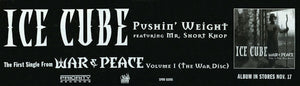 Ice Cube : Pushin' Weight (12", Single, Promo)