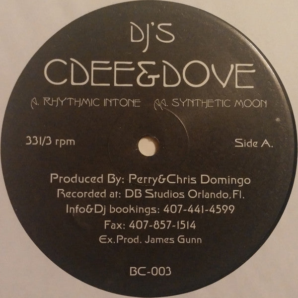 CDEE & Dove : Rhythmic Intone / Synthetic Moon (12