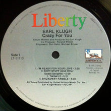 Load image into Gallery viewer, Earl Klugh : Crazy For You (LP, Album)