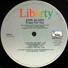 Load image into Gallery viewer, Earl Klugh : Crazy For You (LP, Album)