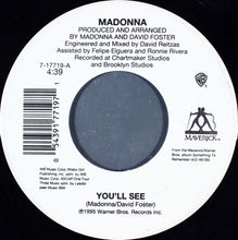 Load image into Gallery viewer, Madonna : You&#39;ll See (7&quot;, Single)