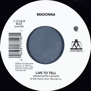 Madonna : You'll See (7", Single)
