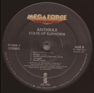 Anthrax : State Of Euphoria (LP, Album, Ltd)