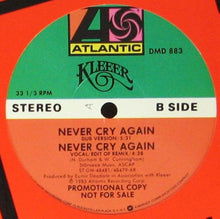 Load image into Gallery viewer, Kleeer : Never Cry Again (12&quot;, Maxi, Promo)