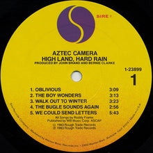 Load image into Gallery viewer, Aztec Camera : High Land, Hard Rain (LP, Album, RE, RP)