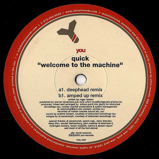 Quick : Welcome To The Machine (12