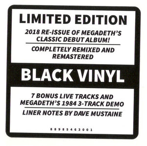 Megadeth : Killing Is My Business And Business Is Good (The Final Kill) (LP, Album, RM, Rem + LP + Ltd, RE)