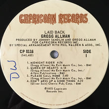 Load image into Gallery viewer, Gregg Allman : Laid Back (LP, Album, Ter)