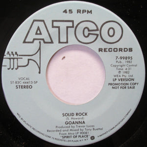 Goanna : Solid Rock (7", Single, Promo)