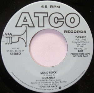 Goanna : Solid Rock (7", Single, Promo)