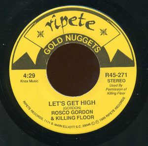 Rosco Gordon : No More Doggin' / Let's Get High (7", Single)