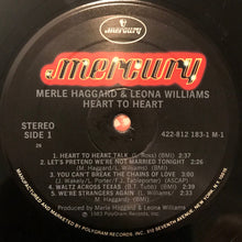Load image into Gallery viewer, Merle Haggard &amp; Leona Williams : Heart To Heart (LP, Album, 26 )