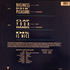 Cheba : Business Doin' Pleasure (12")
