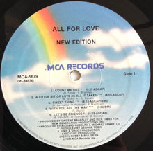 Load image into Gallery viewer, New Edition : All For Love (LP, Album)