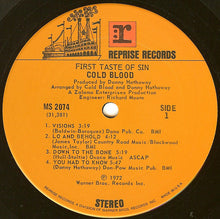 Load image into Gallery viewer, Cold Blood : First Taste Of Sin (LP, Album)