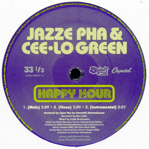 Jazze Pha & Cee-Lo Green* : Happy Hour (12