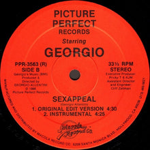Load image into Gallery viewer, Georgio (2) : Sexappeal (Remix Version) (12")