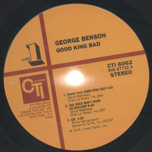 Load image into Gallery viewer, George Benson : Good King Bad (LP, Album, Ter)