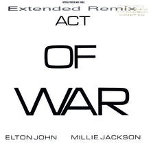 Load image into Gallery viewer, Elton John / Millie Jackson : Act Of War (12", Maxi)