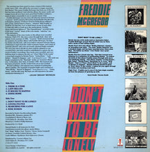 Load image into Gallery viewer, Freddie McGregor : Don't Want To Be Lonely (LP, Album)