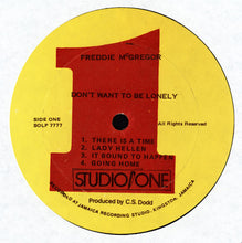 Load image into Gallery viewer, Freddie McGregor : Don't Want To Be Lonely (LP, Album)