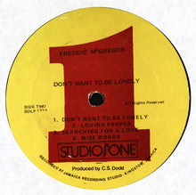 Load image into Gallery viewer, Freddie McGregor : Don't Want To Be Lonely (LP, Album)