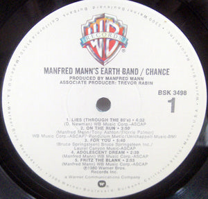 Manfred Mann's Earth Band : Chance (LP, Album, Win)