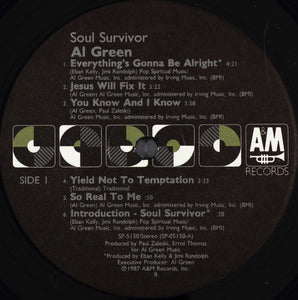 Al Green : Soul Survivor (LP, Album, R -)