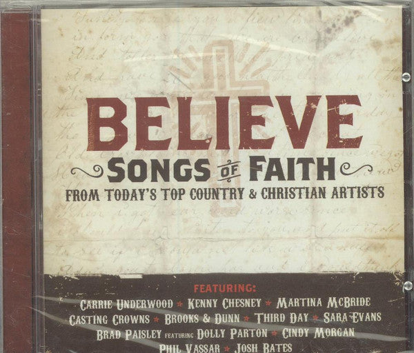 Various : Believe Songs of Faith  (CD, Album)