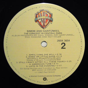 Simon & Garfunkel : The Concert In Central Park (2xLP, Album, Win)