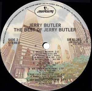 Jerry Butler : The Best Of Jerry Butler (LP, Comp, RE)