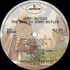 Jerry Butler : The Best Of Jerry Butler (LP, Comp, RE)